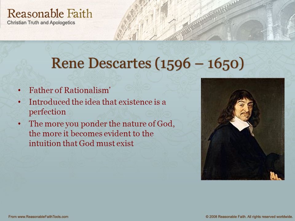 Descartes and the idea that god exists